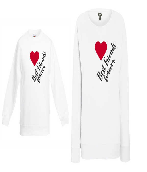 Set bluze albe Best Friends Set bluze albe Best Friends
