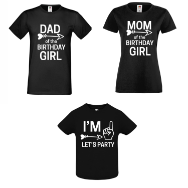 Set pentru familie Birthday Girl Set pentru familie Birthday Girl