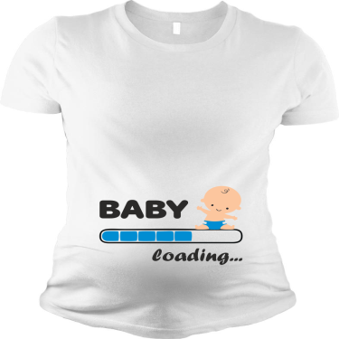 Tricou pentru femei gravide Baby is Loading Tricou pentru femei gravide Baby is Loading