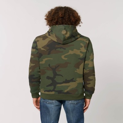 Set de hanorace pentru cupluri în model de camuflaj Set de hanorace pentru cupluri în model de camuflaj