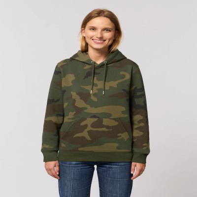 Set de hanorace pentru cupluri în model de camuflaj Set de hanorace pentru cupluri în model de camuflaj