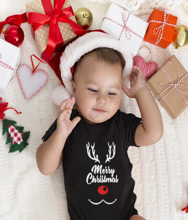 Body bebelusi pe negru Merry Deer