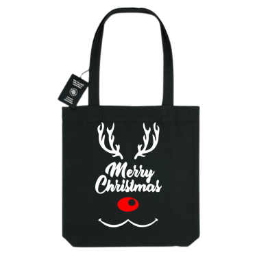 Geanta de Craciun din materiale reciclate Merry Deer