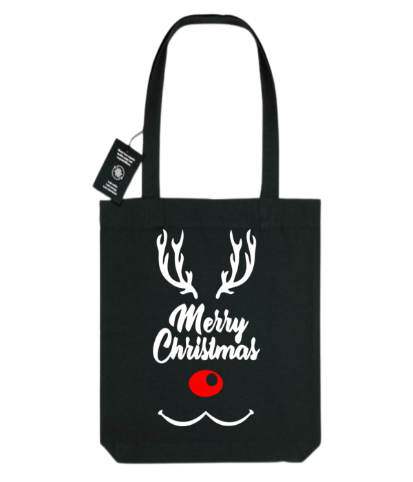 Geanta de Craciun din materiale reciclate Merry Deer