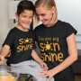 Set tricouri mama si fiu Sonshine