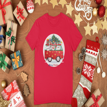 Tricou de Craciun pentru copii si adulti Camp Christmas