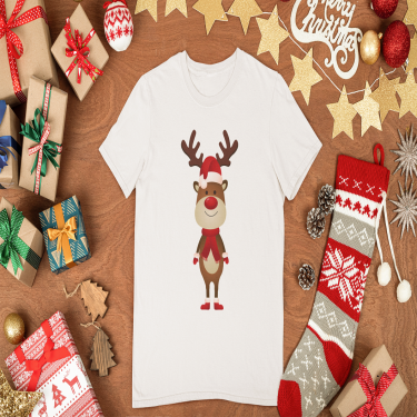 Tricou de Craciun pentru copii si adulti Little Deer Tricou de Craciun pentru copii si adulti Little Deer
