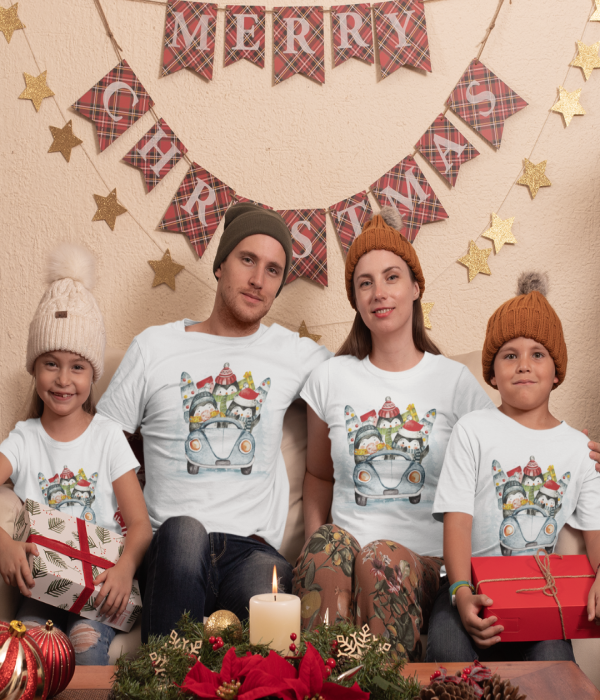 Set tricouri familie de Craciun Travel Family Set tricouri familie de Craciun Travel Family
