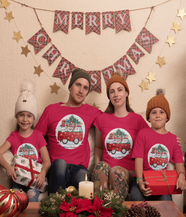 Tricouri de Craciun pe rosu Camp Christmas Tricouri de Craciun pe rosu Camp Christmas