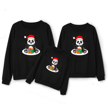 Set bluze familie de Craciun Christmas Panda