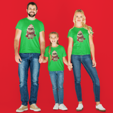 Set tricouri familie de Craciun OWL Set tricouri familie de Craciun OWL