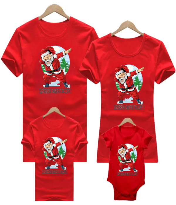 Set tricouri familie de Craciun Santa Party Set tricouri familie de Craciun Santa Party