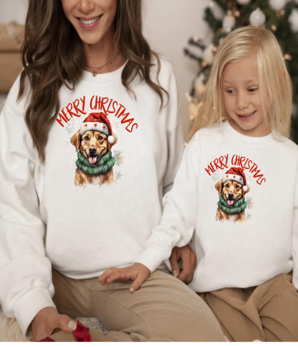 Set bluze familie de Craciun Dog Christmas