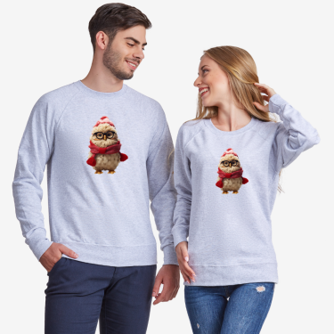 Set bluze pentru cupluri Christmas chick Set bluze pentru cupluri Christmas chick