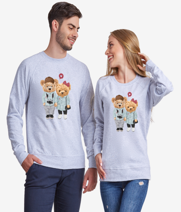 Bluze pentru cupluri Cute Bears Bluze pentru cupluri Cute Bears