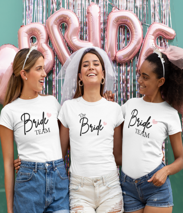 Tricouri pentru Petrecerea Burlacitelor - Bride - Bride Team