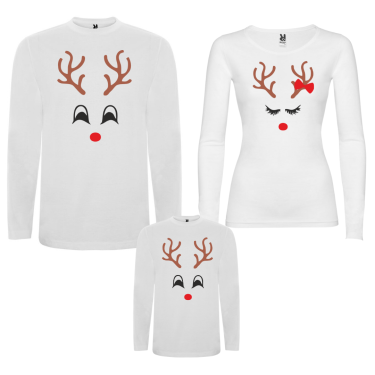 Set tricouri cu maneca lunga Deer Set tricouri cu maneca lunga Deer