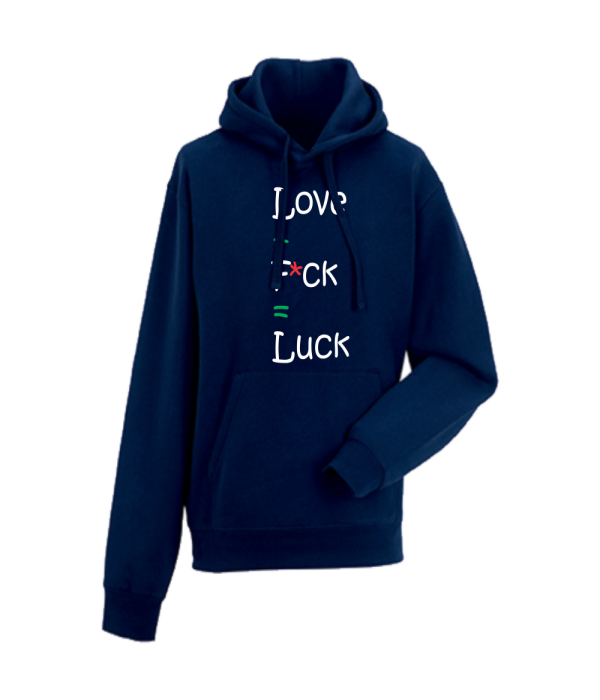 Hanorac de barbati albastru inchis Love and Luck Hanorac de barbati albastru inchis Love and Luck