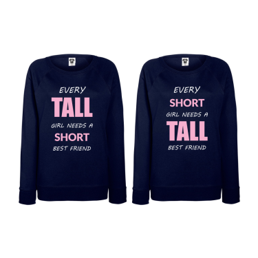 Set bluze de dama Tall and Short Friends