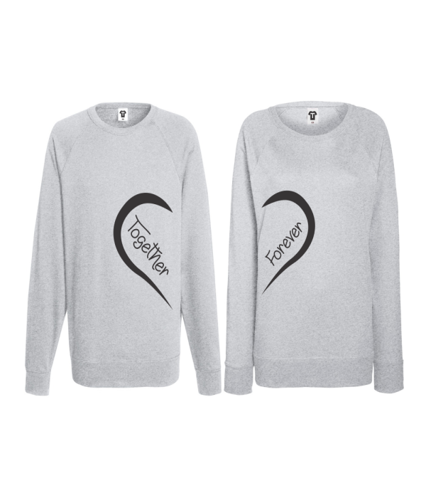 Set bluze pentru cupluri Together - Forever Set bluze pentru cupluri Together - Forever