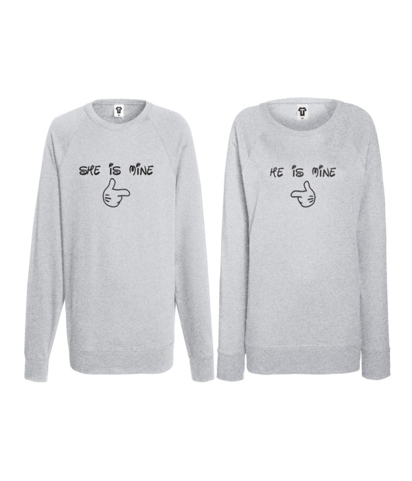 Set bluze pentru cupluri She is Mine Set bluze pentru cupluri She is Mine