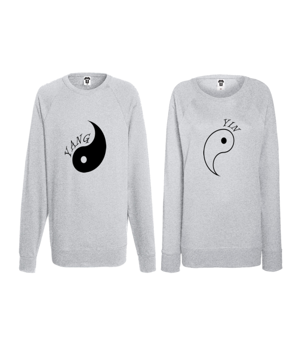 Set bluze pentru cupluri Yin Yang Set bluze pentru cupluri Yin Yang