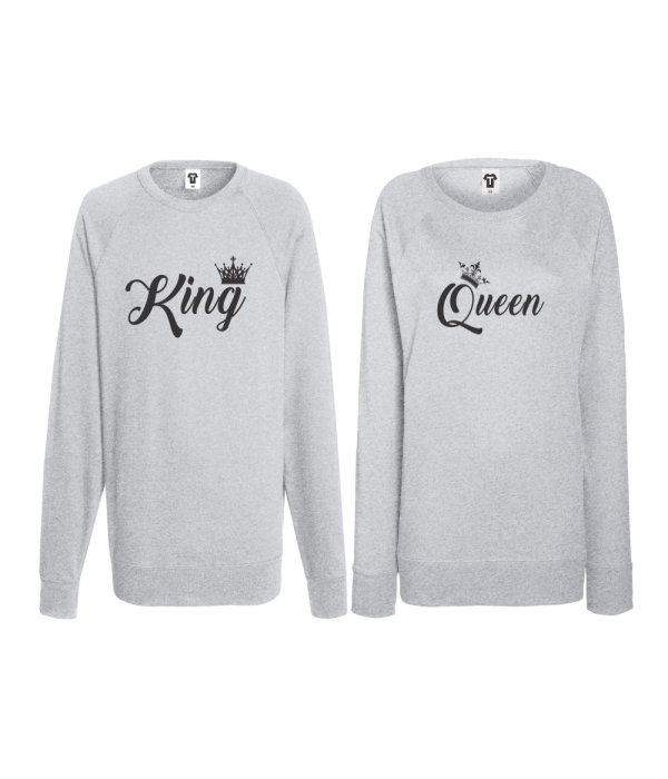 Set bluze pentru cupluri King - Queen Set bluze pentru cupluri King - Queen