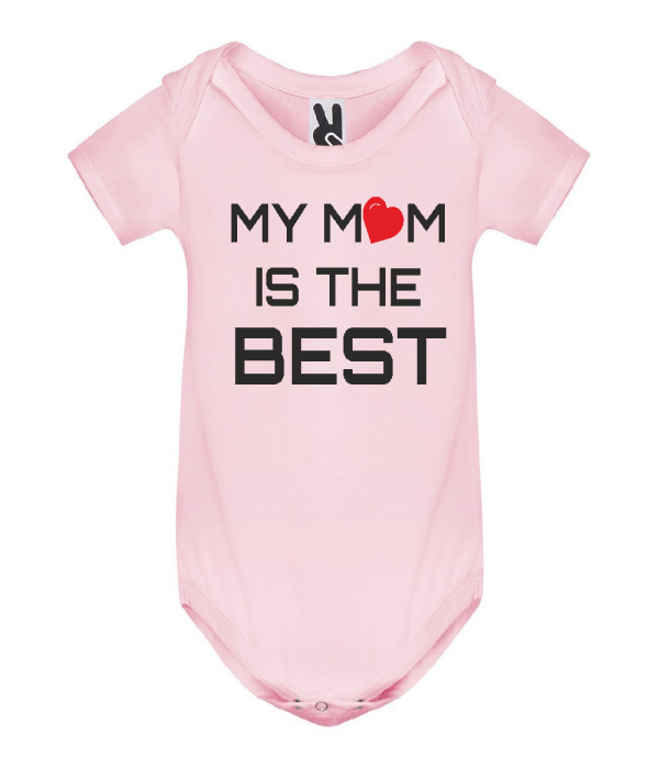 Body de bebe My Mom is The Best roz Body de bebe My Mom is The Best roz