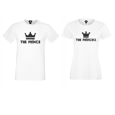 Tricouri pentru cupluri The Prince - The Princess