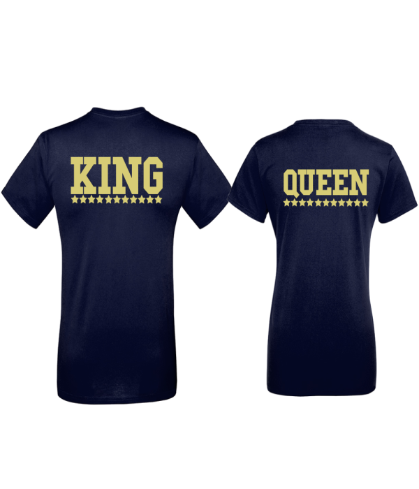 Tricouri pentru cupluri King - Queen Tricouri pentru cupluri King - Queen