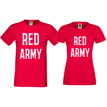 Tricouri pentru cupluri RED ARMY