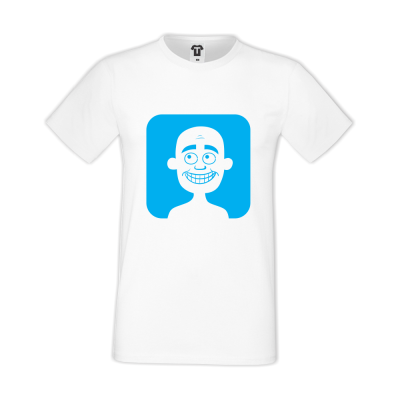 Tricou de barbat alb 