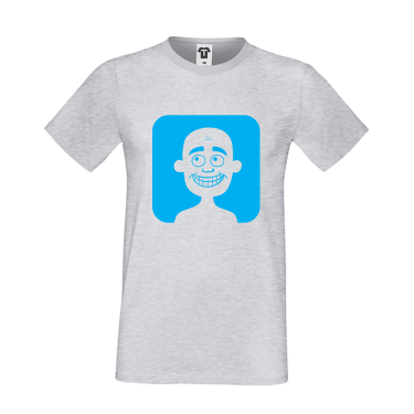 Tricou de barbat gri