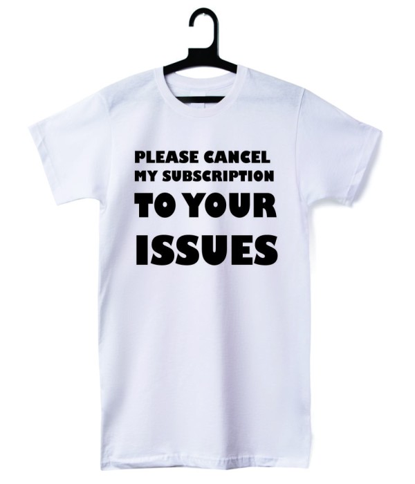 Tricou de barbat alb Your Issues