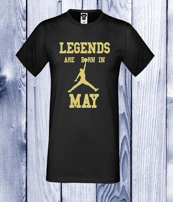 Tricou de barbat Legends (Michael Jordan) asre born in May 