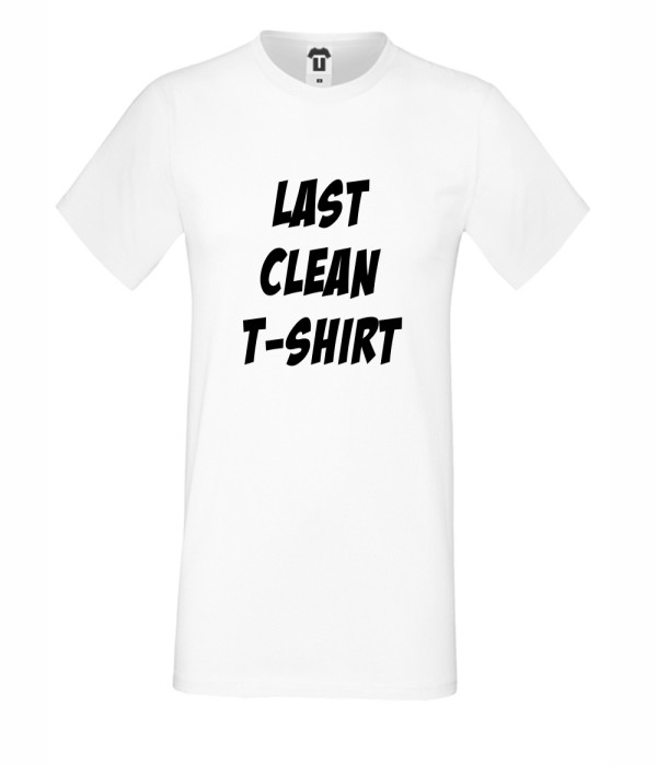 Tricou de barbat Last Clean T-Shirt Tricou de barbat Last Clean T-Shirt