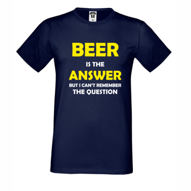 Tricou de barbat Beer is the Answer