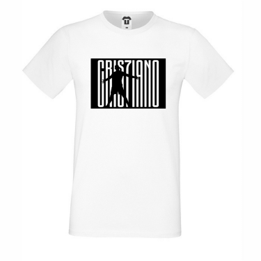 Tricou de barbat Cris7iano Juve alb Tricou de barbat Cris7iano Juve alb