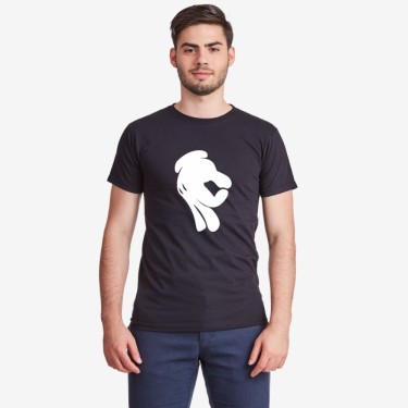 Tricou de barbat Hole negru