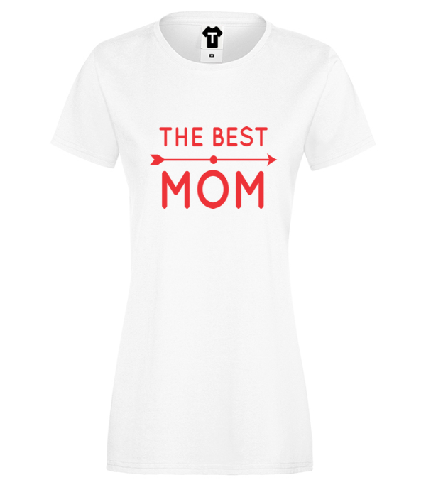 Tricou de dama alb The Best Mom 2 Tricou de dama alb The Best Mom 2