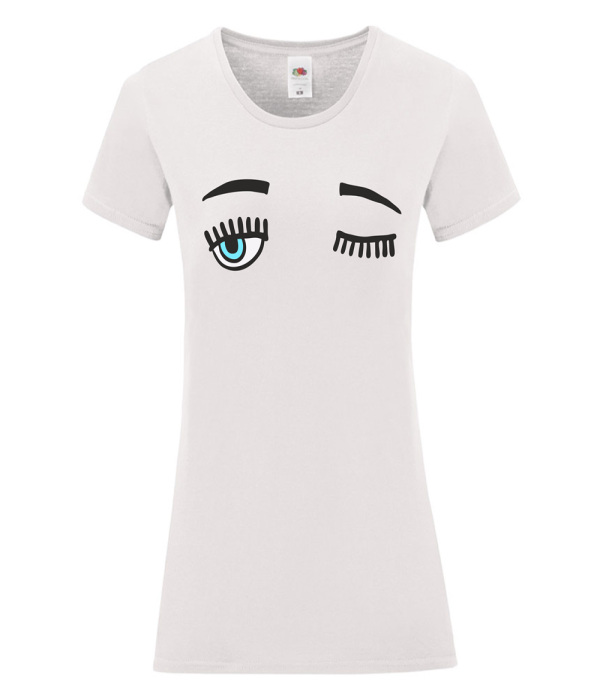 Tricou de femei pe alb sau negru Eyes Tricou de femei pe alb sau negru Eyes