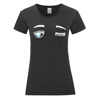 Tricou de femei pe alb sau negru Eyes Tricou de femei pe alb sau negru Eyes