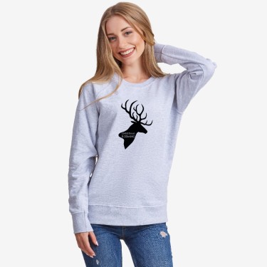 Bluza de dama pe gri sau albastru inchis Christmas is coming