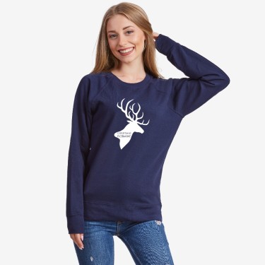 Bluza de dama pe gri sau albastru inchis Christmas is coming
