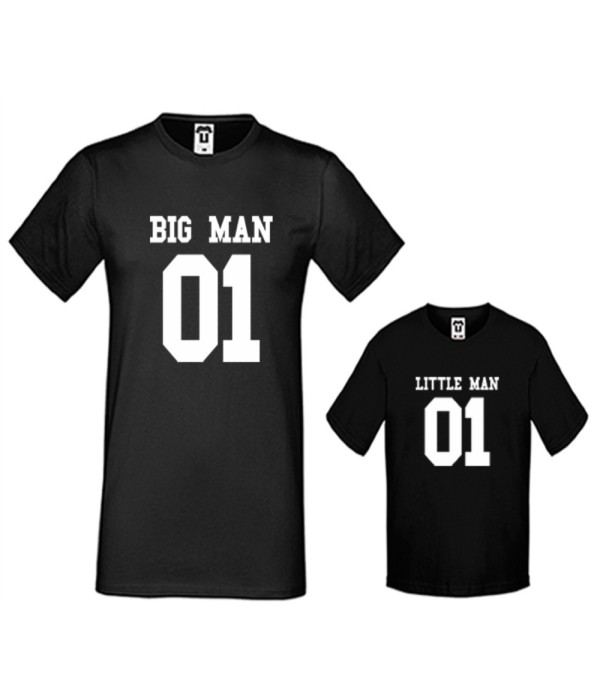 Set produse pe alb sau pe negru Big Man and Little Man negru Set produse pe alb sau pe negru Big Man and Little Man negru
