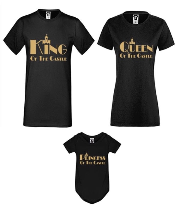 Set-uri de familie pe alb sau pe negru King, Queen and Princess of the castle Set-uri de familie pe alb sau pe negru King, Queen and Princess of the castle