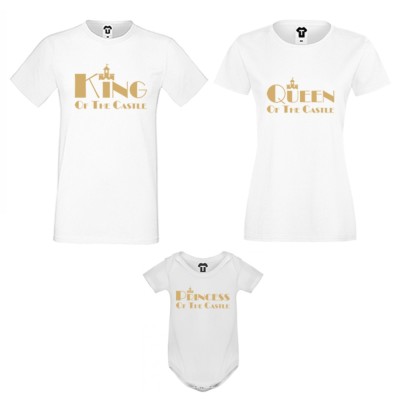 Set-uri de familie pe alb sau pe negru King, Queen and Princess of the castle Set-uri de familie pe alb sau pe negru King, Queen and Princess of the castle