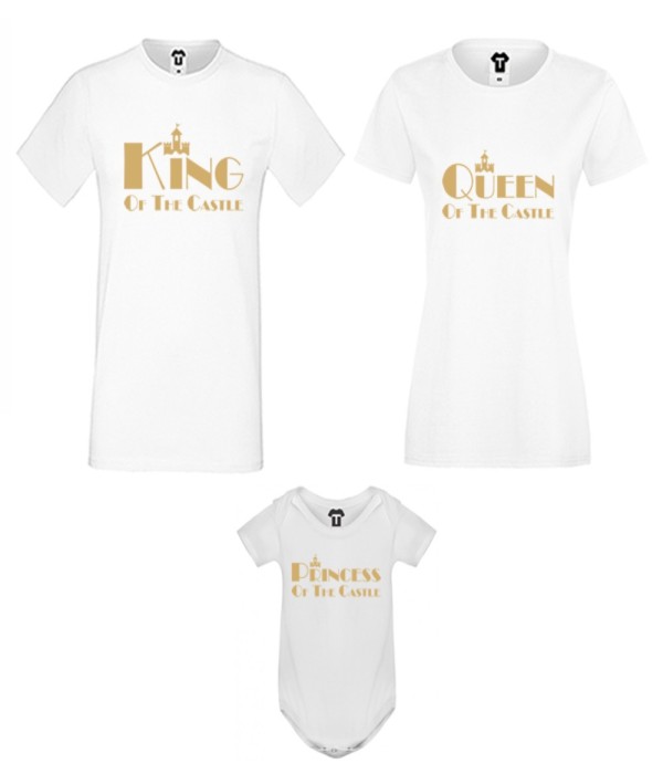 Set-uri de familie pe alb sau pe negru King, Queen and Princess of the castle Set-uri de familie pe alb sau pe negru King, Queen and Princess of the castle