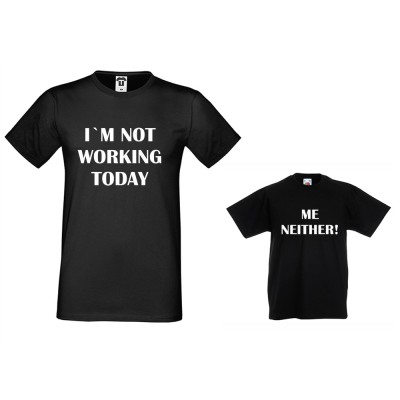 Set produse pe alb sau pe negru Not Working today, Me Neither Set produse pe alb sau pe negru Not Working today, Me Neither