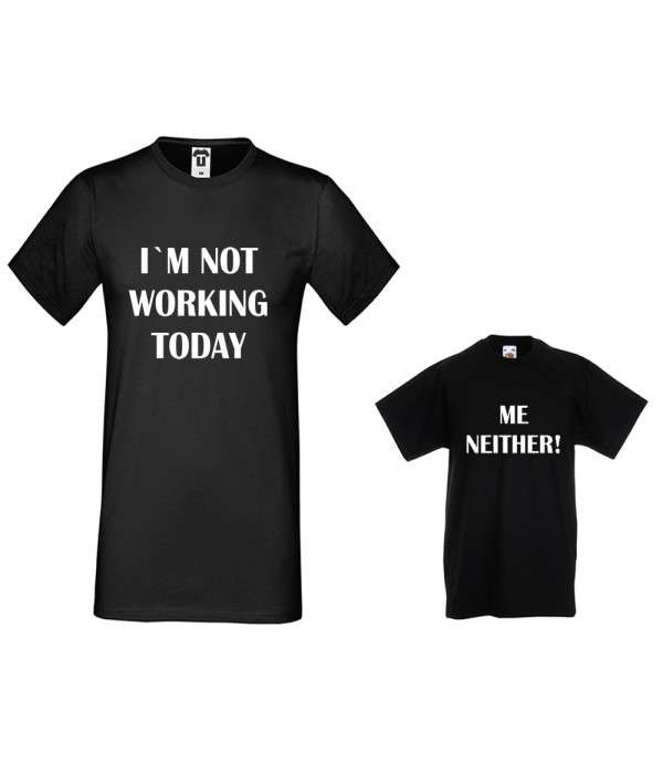 Set produse pe alb sau pe negru Not Working today, Me Neither Set produse pe alb sau pe negru Not Working today, Me Neither